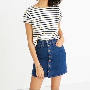 Madewell Jean Skirt
